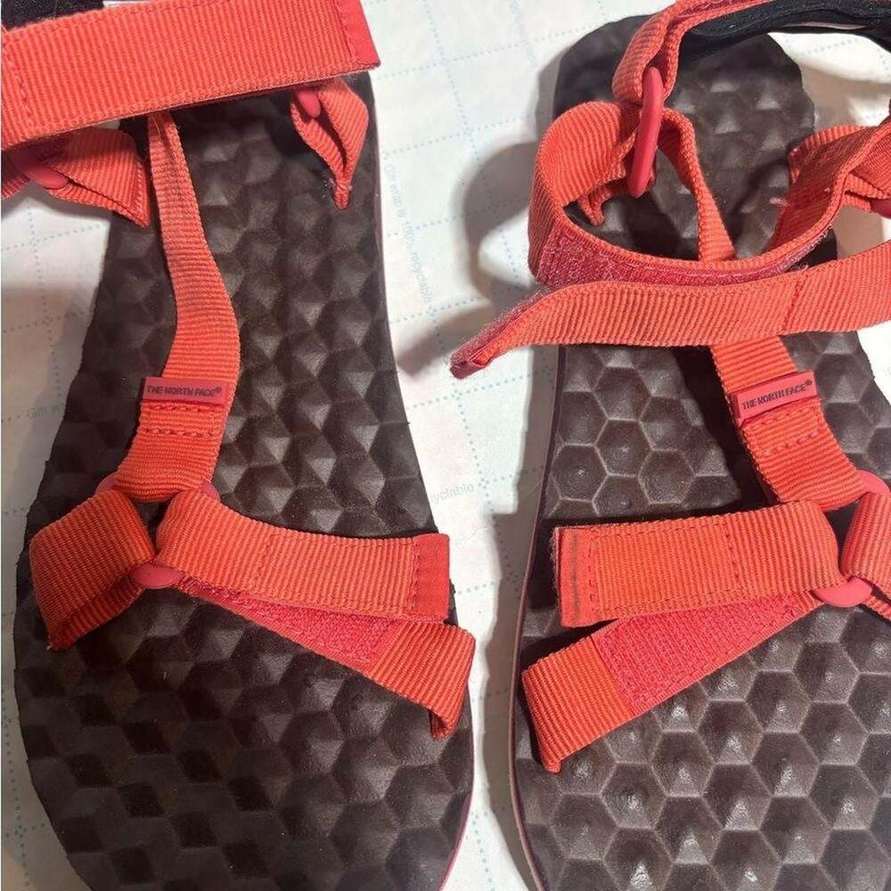 The North Face Women's Base Camp Strappy Sandals - Red, Size 7